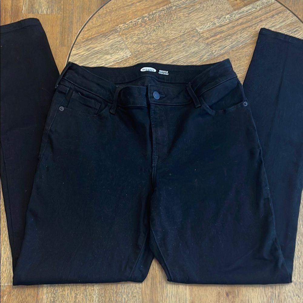 Old Navy Rockstar Skinny Black Jeans